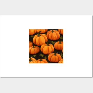 Pumpkin Pattern 24 Posters and Art